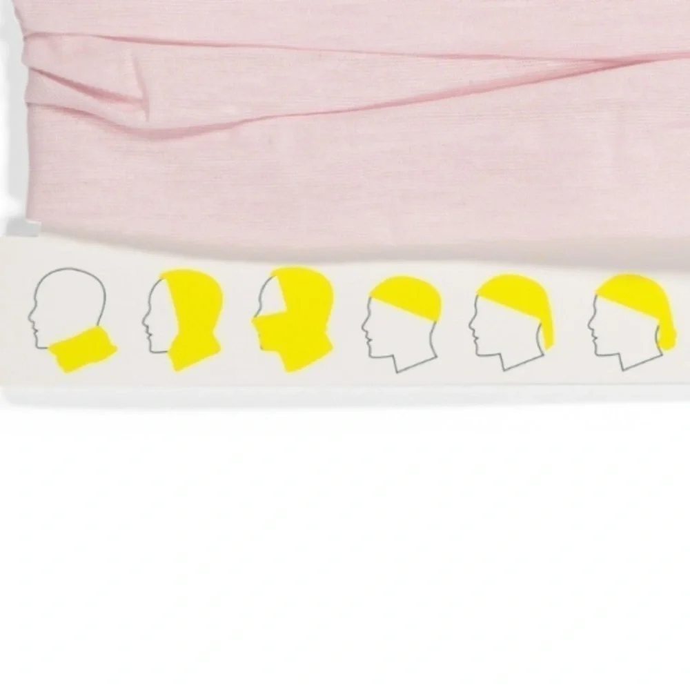 🌺 Bioworld Kids Kitten Graphic Print Pink Gaiter Balaclava